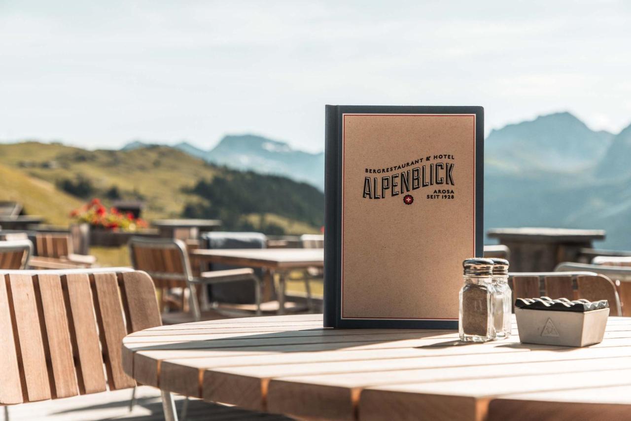 Alpenblick Bergrestaurant & Hotel Arosa Exterior foto