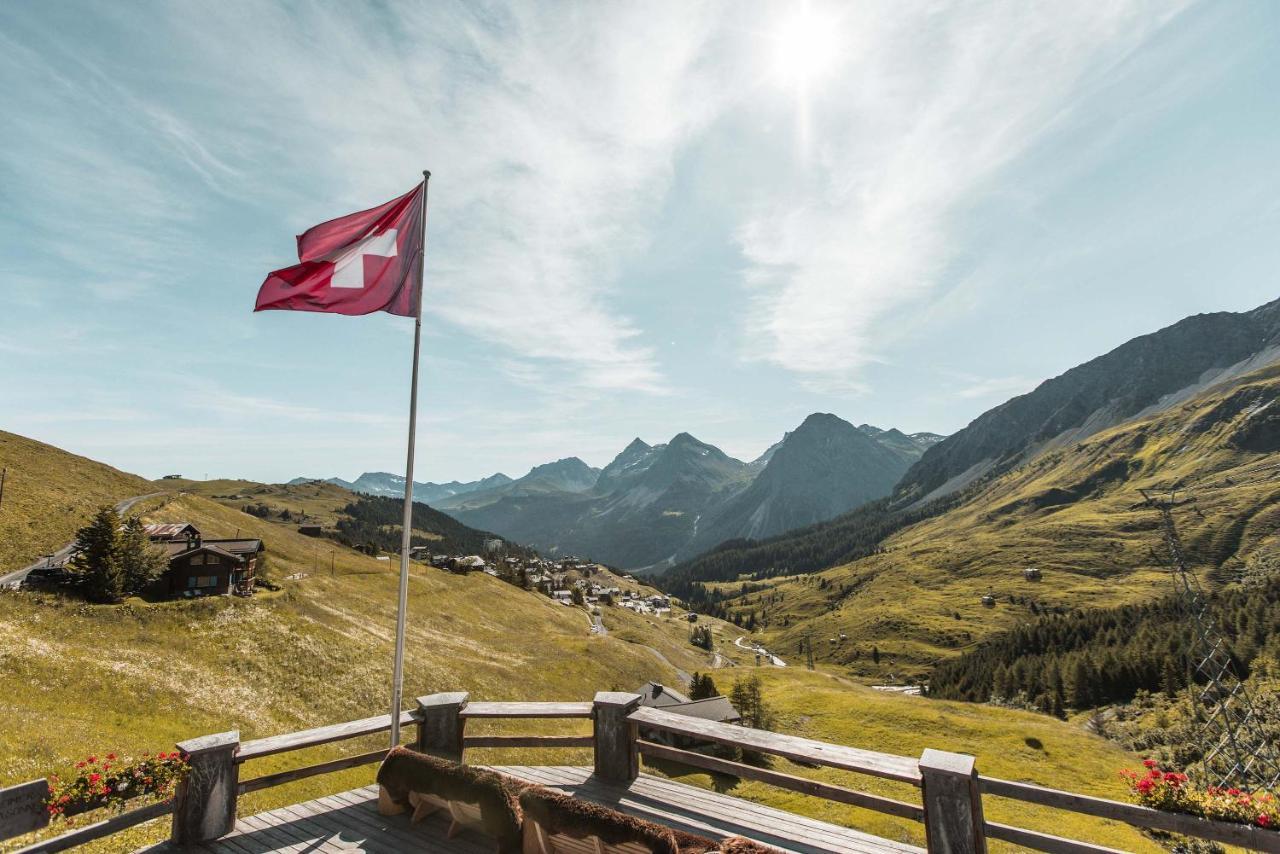Alpenblick Bergrestaurant & Hotel Arosa Exterior foto